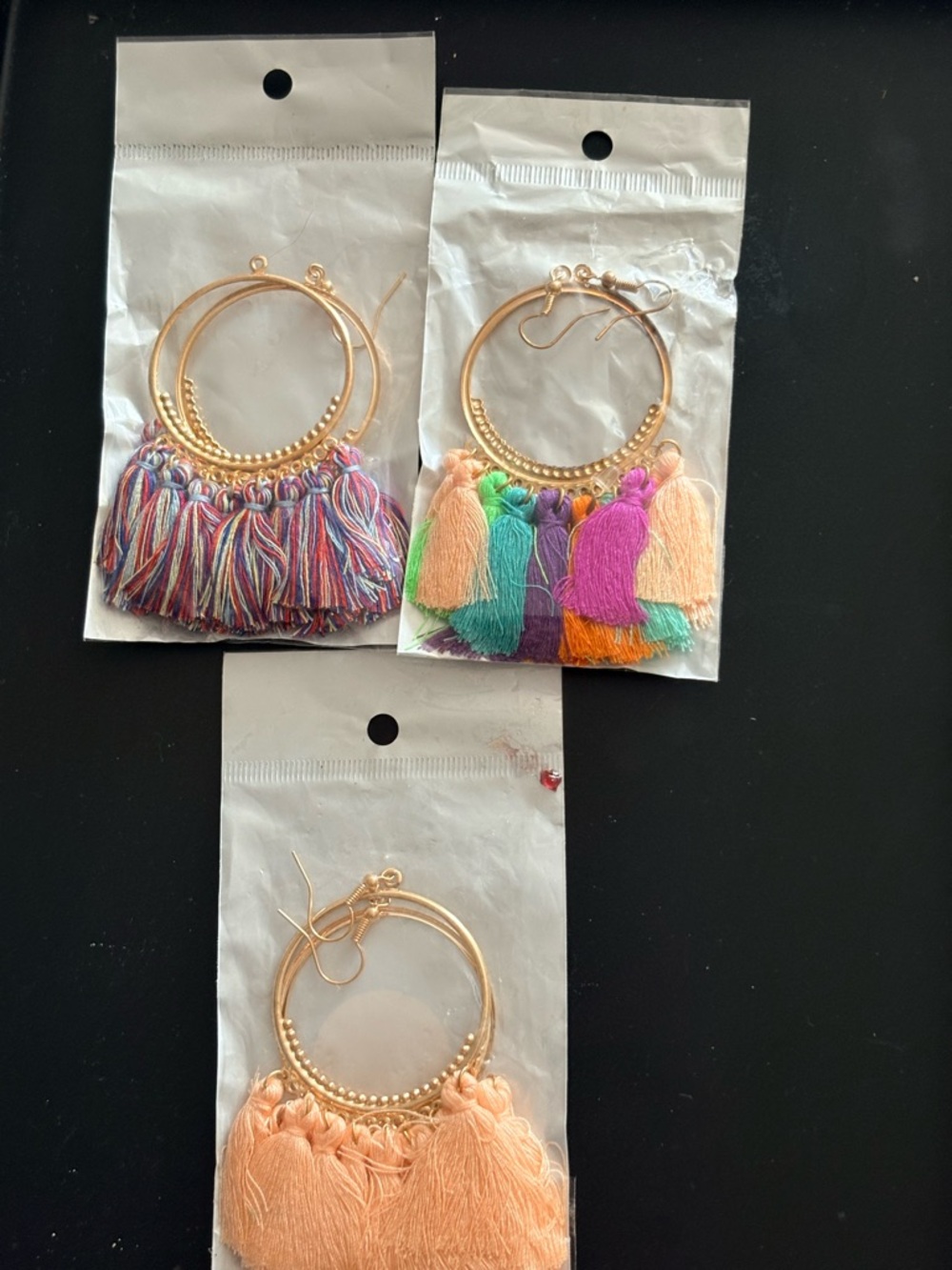 Bright & Fun Fringe Earrings